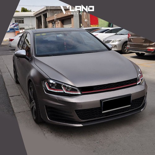 Pair VLAND LED Dual Beam Projector Headlights For VW Golf 7.5 MK7.5 2017-2022 - Picture 15 of 16