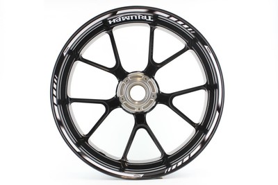 Liserets de Jantes SpecialGP Moto Triumph Blanche Autocollants