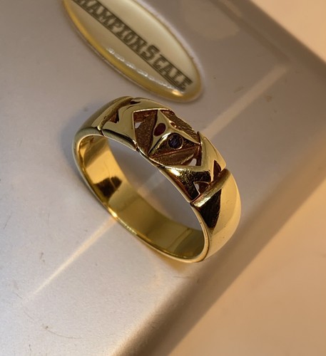 585 Gold Ring Herren Trycolore - Picture 9 of 9