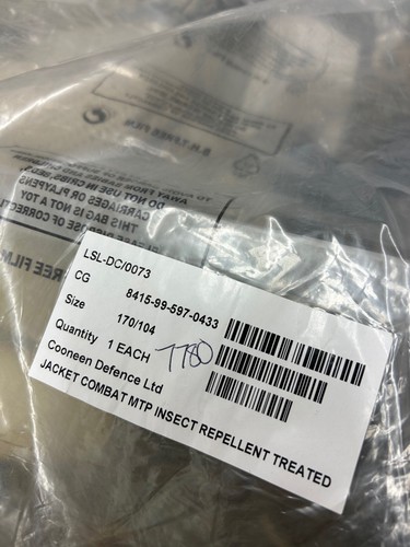 MTP SHIRT JACKET - Sizes  Warm weather Temperate Barrack 1&2  British Army NEW - Picture 54 of 54