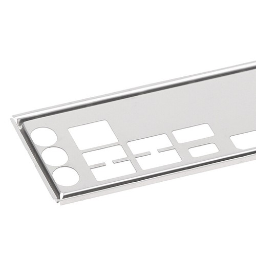 Stainless Steel Shield Back Plate BackPlate Bracket Baffle For ASRock B450M Pro4 - Photo 6/10