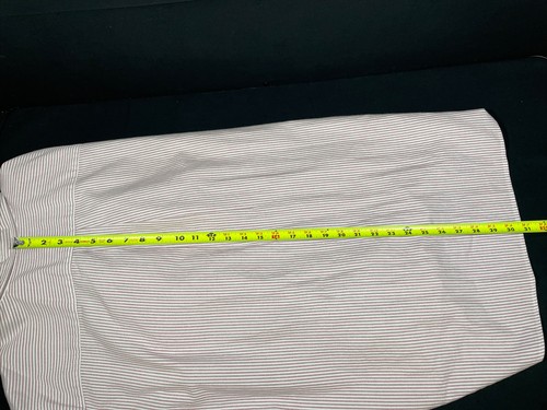 Eddie Bauer Hemd XL Large rot Freizeit Button Down Streifen knitterarm Herren - Bild 6 von 11