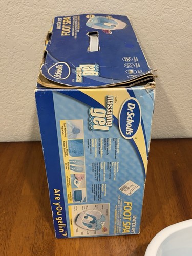 Dr. Scholls Water Jet Foot Spa With Massaging Gel DR6688 With Box Cleaned - Picture 12 of 14