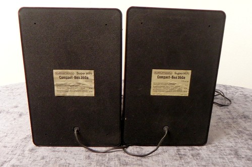 Grundig Super HIFI Compact Box 350a Vintage Altavoces Altavoces Cajas - Imagen 9 de 9