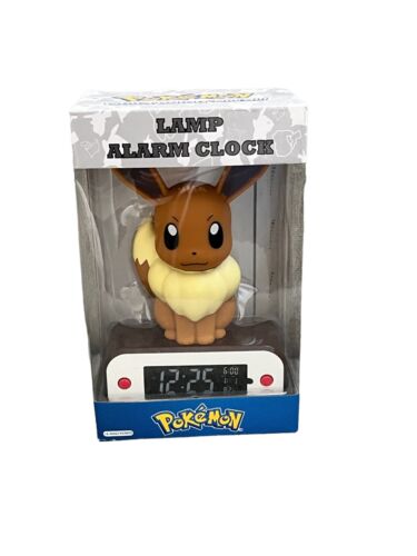 Madcow Teknofun Pokémon Eeeve Light-up 3D Figure Digital Alarm Clock Lamp - Picture 1 of 6