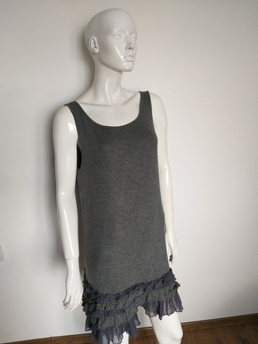 TWIN SET SIMONA BARBIERI sleeveless top tunic size L - Picture 4 of 11