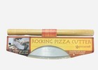 Pizzacraft Rocking Pizza Cutter Stainless Steel Blade Acacia Wood Handle