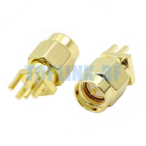 SMA RPSMA Male Female Solder PCB End Launch Thru Hole Panel Mount RF Connector - Picture 9 of 23