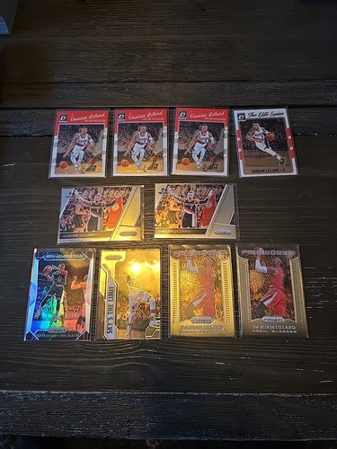Damian Lillard , 23 Card Lot , Prizm Inserts Numbered Cards /99 Milwaukee Bucks - Picture 3 of 7