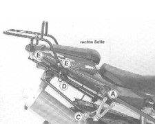 YAMAHA YZF-R1 TOP BOX AND RACK BY HEPCO AND BECKER (2002-2004)