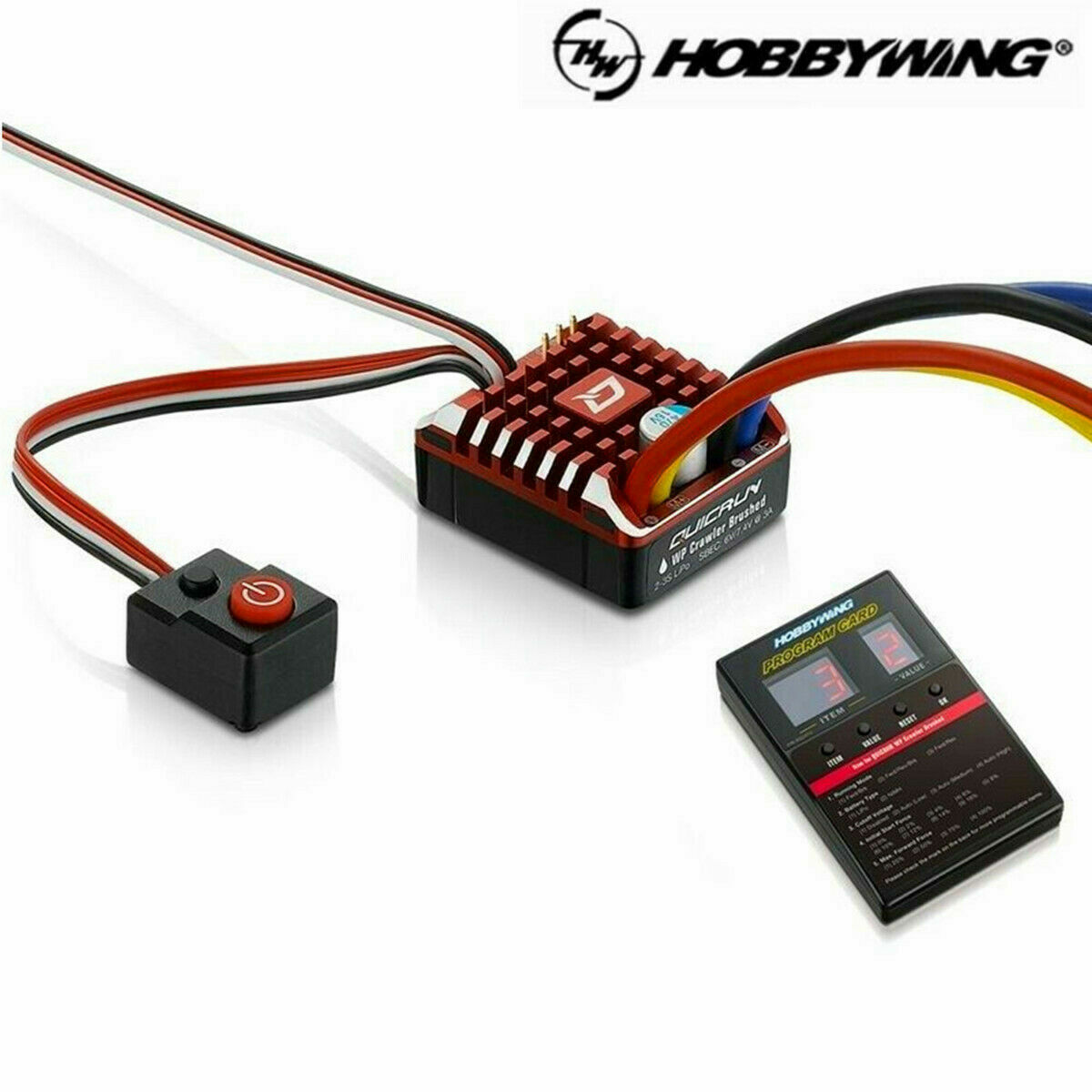 Hobbywing QUICRUN 1080 WP 10BL80 Waterproof Rock Crawler ESC G1 G2