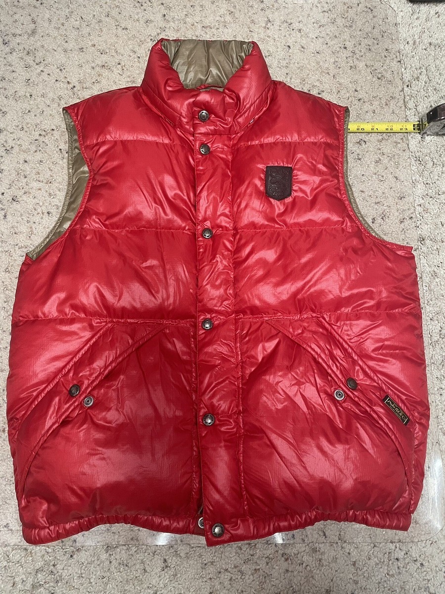 VTG 90s Polo Ralph Lauren Puffer Vest Mens L Red Quilted VTG 90s Polo Ralph Lauren Puffer Vest Mens L Red Quilted