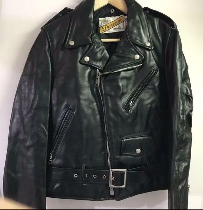 希少ビッグサイズ　80s Schott Perfecto ダブルライダース Schott Perfecto 80's Double Leather Riders Jacket 618 Size