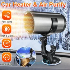 NEW Portable Heater Heating Cooling Fan Defroster Demister for Car Truck 12V