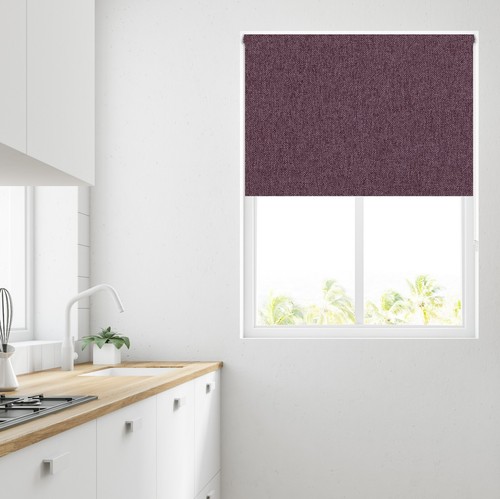 QUALITY MADE TO MEASURE -Soft Textured Ara Thermal Blackout Roller Blinds - Picture 115 of 122