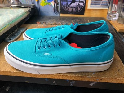 teal vans authentic