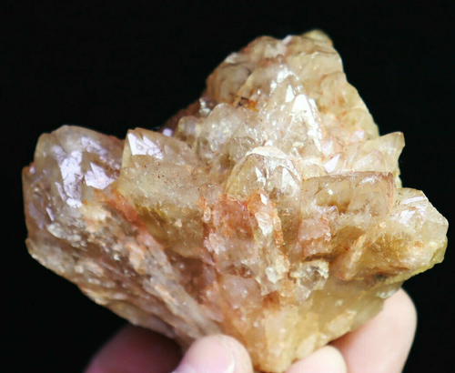 349g natürliche schöne Citrinquarz Kristall Cluster PUNKT Mineralprobe - Bild 4 von 11