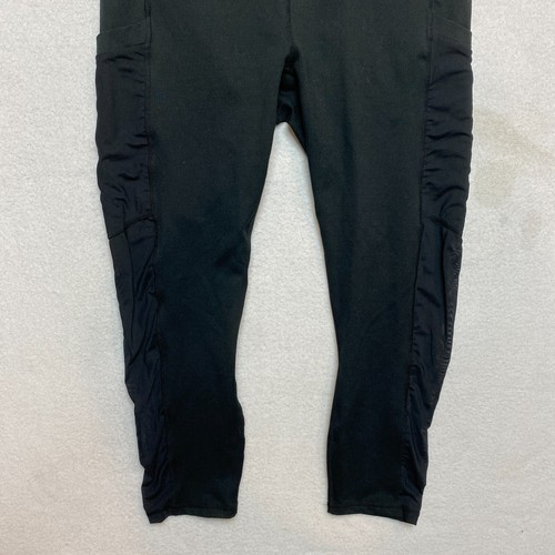 Fabletics Powerhold Crop Leggings Women's S Black Pockets Compression Pants - Picture 2 of 9