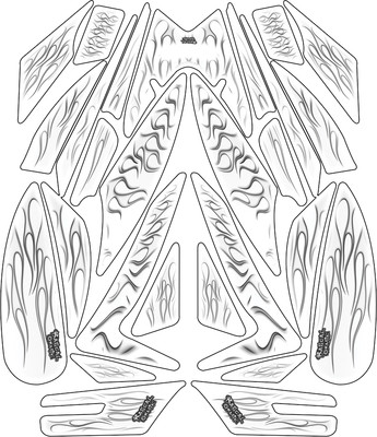 WRAP KIT FLAME ZX6R | eBay