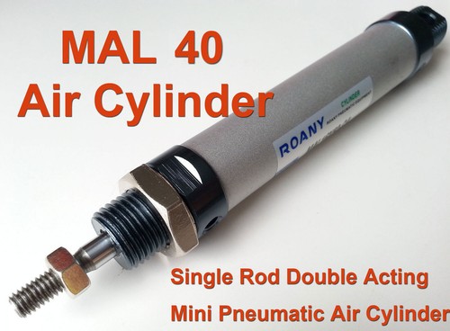 NEW MAL16-25/50/75/100~500mm Single Rod Double Acting Pneumatic Air Cylinder - Picture 10 of 24