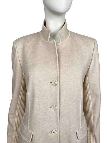BRUNELLO CUCINELLI Size 46 / XL / US 10 Blazer Cashmere Beige Rib Knit RP $6500 - Bild 3 von 15