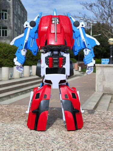 Tobot V Galaxy Detectives 3 in 1 Maximus V 12" Combiner Robot Figure Boy Toy Car - Picture 3 of 20