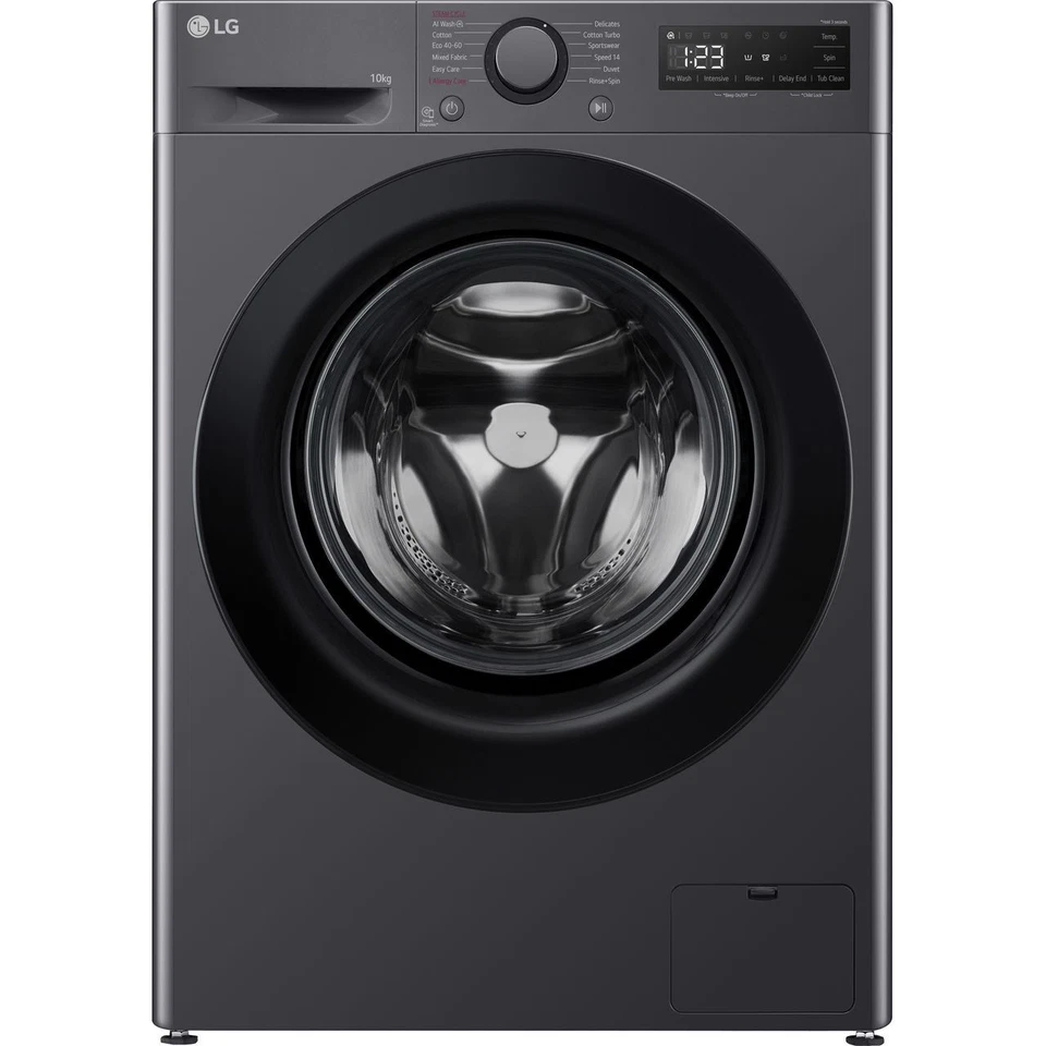 LG F4Y510GBLN1 10Kg Washing Machine Slate Grey 1400 RPM A Rated