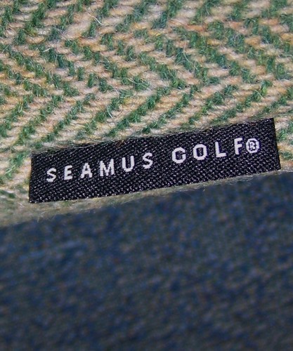 NEW SEAMUS GOLF Wool Valuables Pouch Bag THE COUNTRY CLUB BROOKLINE U.S. OPEN - Picture 6 of 7