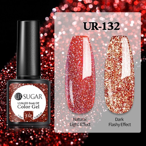 UR SUGAR 130 Colors Nail Gel Polish Soak Off UV LED Base Top Coat Nail Varnish - Picture 154 of 241