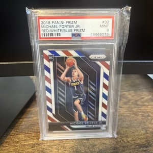 Michael Porter Jr. 2018 Prizm #32 Red White Blue Price Guide Michael Porter Jr. 2018 Prizm #32 Red White Blue Price Guide