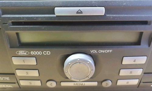FORD FIESTA MK6 FOCUS C MAX 05-09 RADIO STEREO 6000 CD 6S61-18C815-AG WITH CODE - Picture 2 of 24