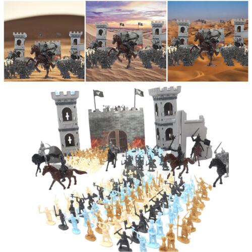 Militärspielzeug Zum Selbermachen Entwicklung Burg Spielzeug Ritter Spiel Zubehör für Jungen - Bild 1 von 12
