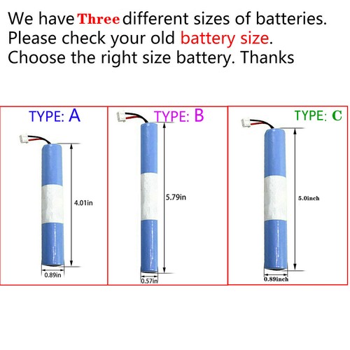 Paquete de baterías para Hurricane Spin Scrubber cepillo limpiador Spin-Scrubber bañera 2.0ah - Imagen 2 de 4