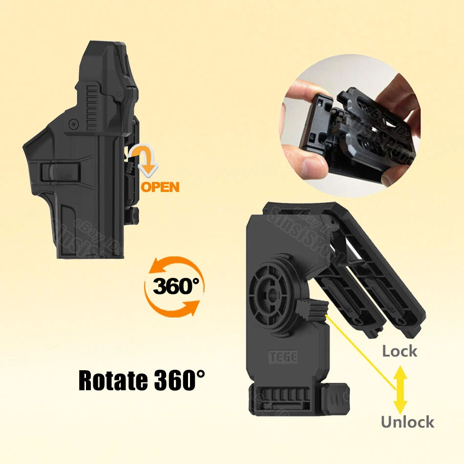 Funda SP2022 Police Duty Fit Sig Sauer SP2022 9mm .40 SP 2022 Nivel 3 Foto 4 de 4