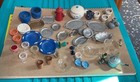 Assortment of dollhouse miniatures, kitchenware and more