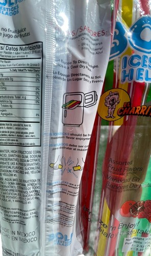 Bolis Icesticks Gelato Incluso 2-8 pezzi Made In Mexico - Foto 5 di 7