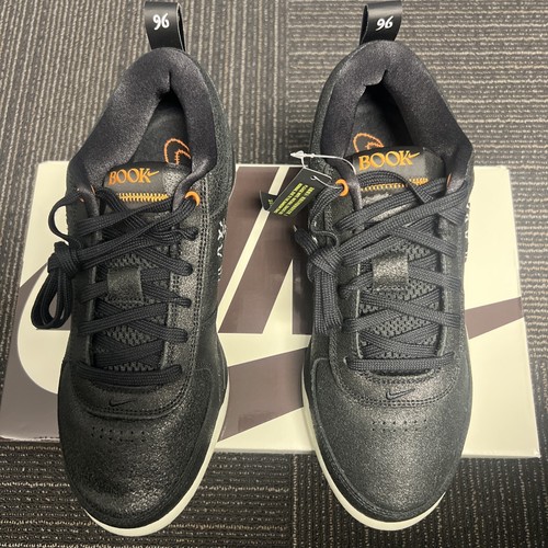 Nike Book 1 EP "Halloween" Black White OrangeFJ4250-003 Men Sz 11 Pre-owned