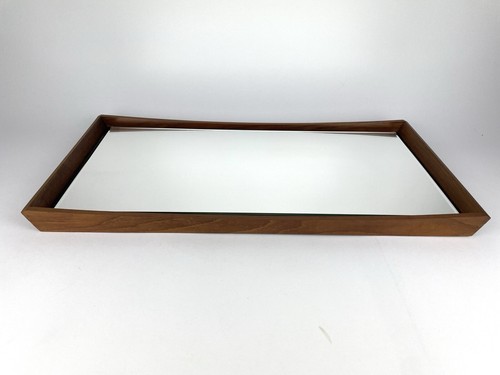 Teak Wandspiegel Spiegel Tabletdesign Mid Century Design 70s Retro Holz Vintage - Bild 3 von 12