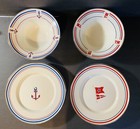 AMERICAN PICNIC Vintage Enamelware 6 Plates - 6 Bowls Formation