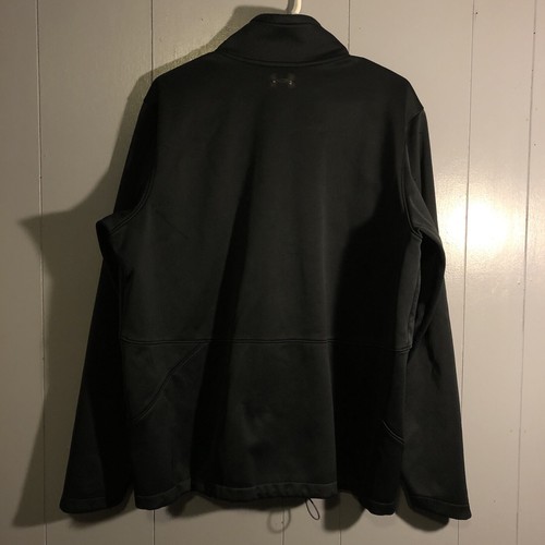 Under Armour Men’s Full Zip Jacket Size Large Polyester Cold Gear Infrared Read* - Picture 9 of 12