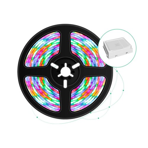 0.5-5m Flexible 2835RGB LED Strip Light Remote Fairy Light Room Party Waterproof - Picture 8 of 10