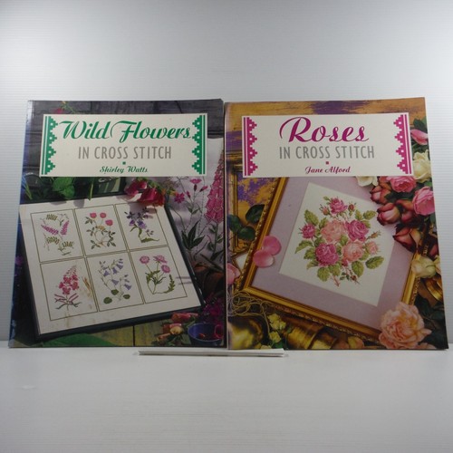 Wild Flowers Roses in Cross Stitch Shirley Watts Jane Alford 1993 PB book PB - Bild 15 von 15
