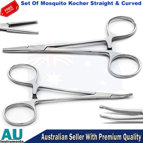 Dental Surgical Mosquito Kelly Pean Hemostat Forceps Artery Locking Forceps - Picture 17 of 23