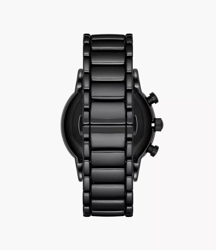 Emporio Armani Ceramica Herren Schwarz Chronograph Uhr AR1509 Neu Neu mit Etikett - Bild 2 von 3