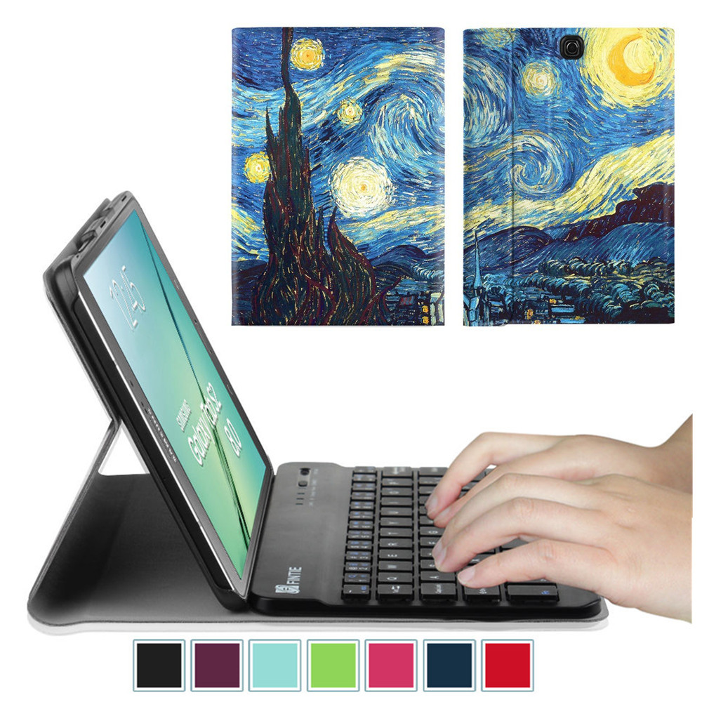 For Samsung Galaxy Tab S2 SM-T710 2015 Bluetooth Keyboard Slim