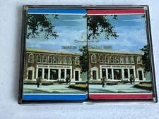 Taunton Co Operative Bank Playing Cards 2 Complete Decks VTG Massachusetts