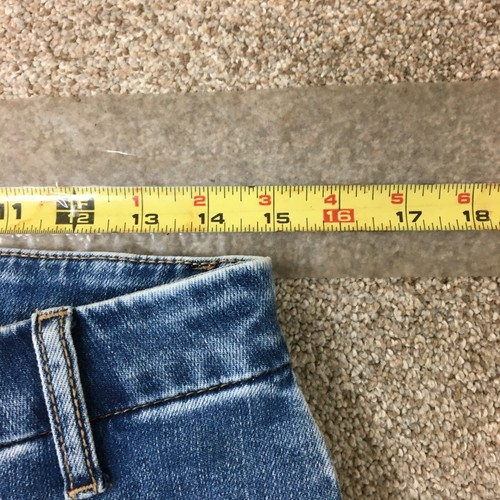 Jeans KUT from the Kloth 6L donna blu denim meg gamba larga vita alta lavaggio medio - Foto 13 di 15