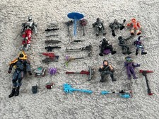 Lot of 10 Fortnite Action Figures/ Accessories/ Weapons