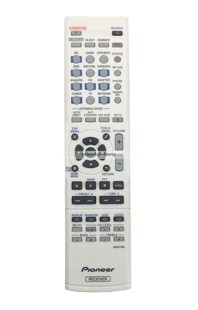 Pioneer Axd7736 Av Receiver Remote Control For Vsx S510 S310 Pioneer Axd7736 Av Receiver Remote Control For Vsx S510 S310 Online Ebay