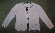 Janie and Jack Toddler Girls Pink Cotton Cardigan Sweater - Size 3 - EUC